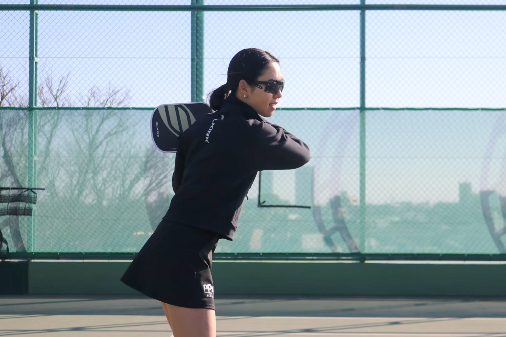 AF-301BK MAYU ITO EDITION ��ƣ �������� �ԥå���ܡ��� ���󥰥饹 pickleball sunglasses Eye guard Eyewear ���������� ����������