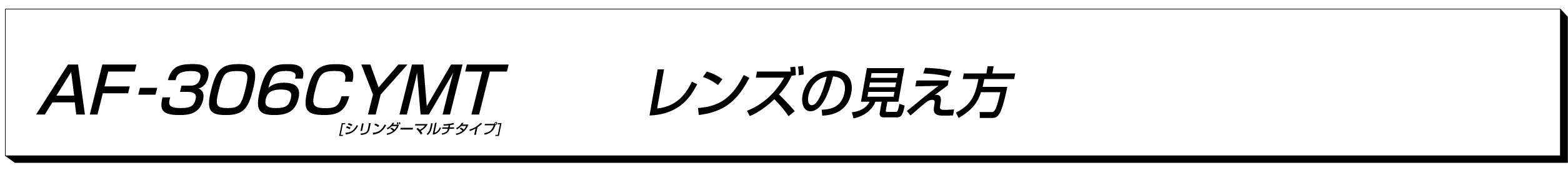 AF-306CYMT ��󥺤θ����� 
