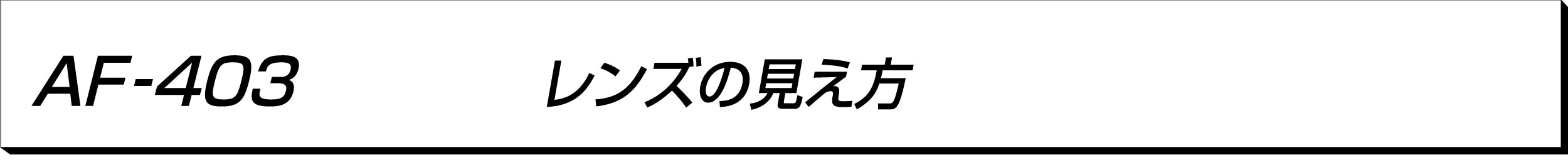 AF-403 偏光レンズの見え方 PolarizedLens